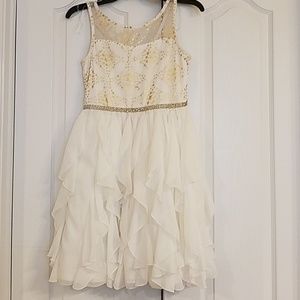 Emily west girl dress size 16 fits smaller girl